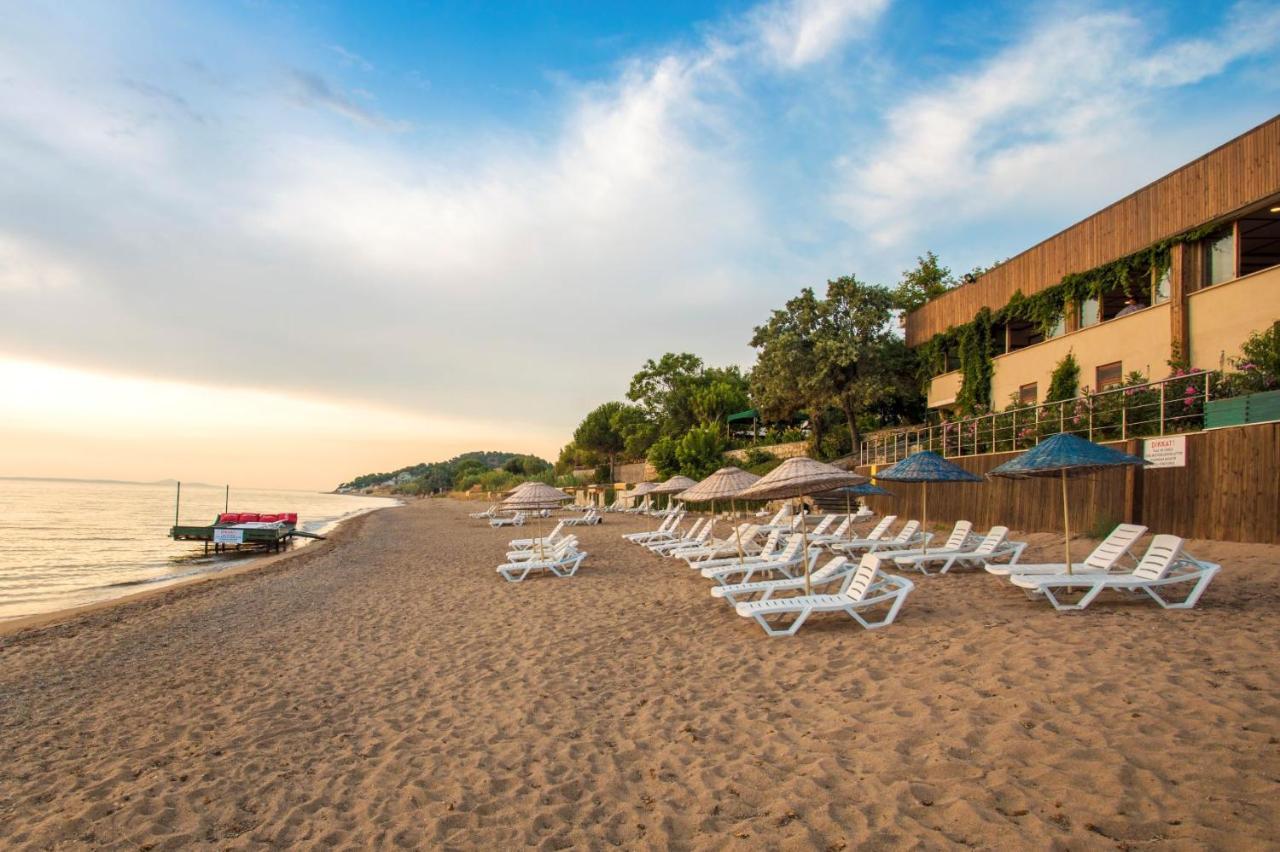 Troas Beach Hotel Tavakli Bagian luar foto