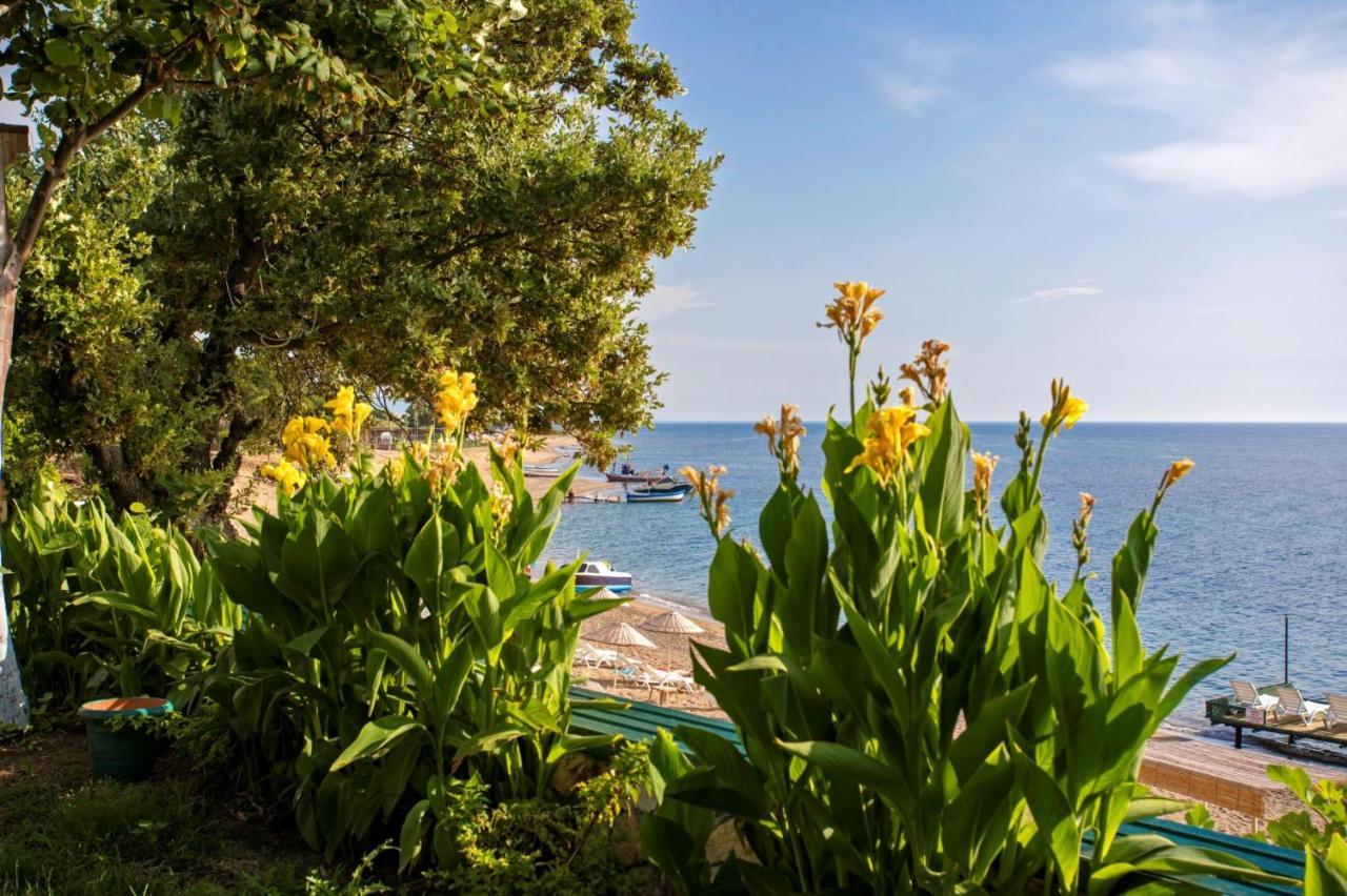 Troas Beach Hotel Tavakli Bagian luar foto